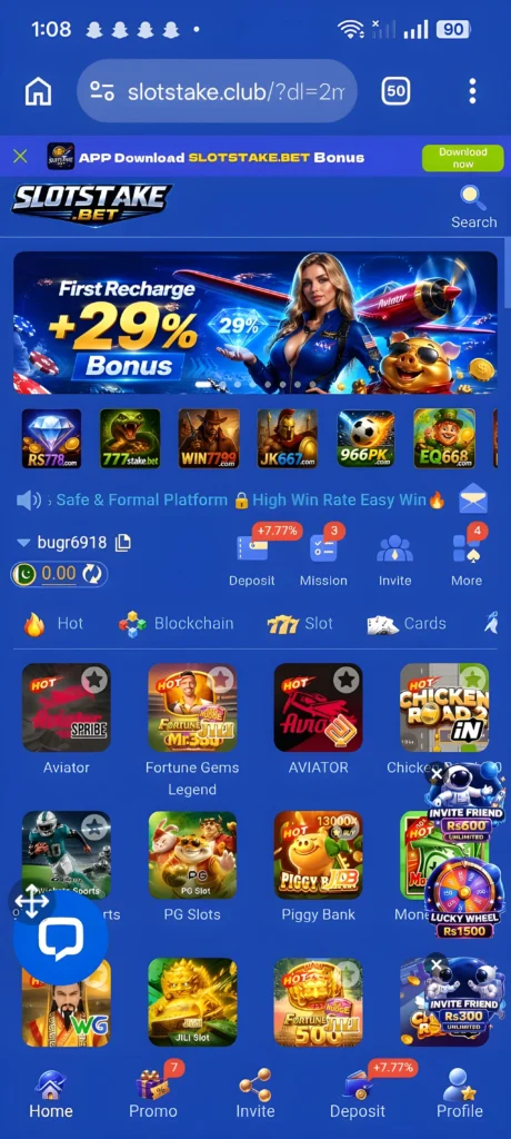 Slotstake Game APK